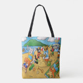 Summer Beach Cats Tasche (Rückseite)