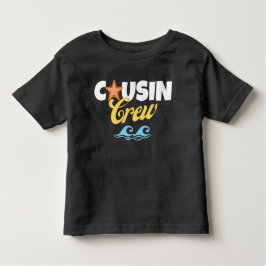 Summer Beach Cousin Crew Matching Kleinkind T-shirt