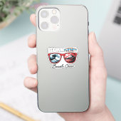 Summer Beach Crew - Summer Vibes Aufkleber (Telefon)