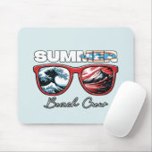 Summer Beach Crew - Summer Vibes Mousepad (Mit Mouse)