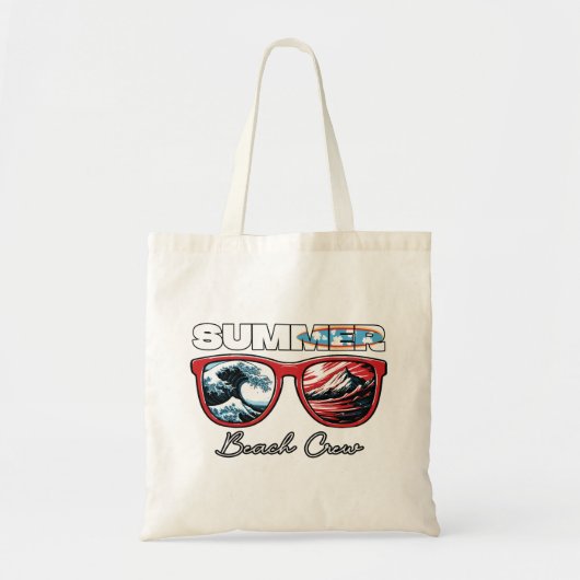 Summer Beach Crew - Summer Vibes Tragetasche (Vorne)