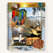 Summer Beach Custom Foto Bullet Journal Notizblock (Vorderseite)