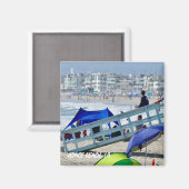 Summer Beach Day - Venice Beach, CA Magnet (Vorderseite/Rückseite)