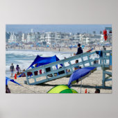 Summer Beach Day - Venice Beach, CA Poster (Vorne)
