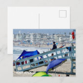 Summer Beach Day - Venice Beach, CA Postkarte (Vorne/Hinten)