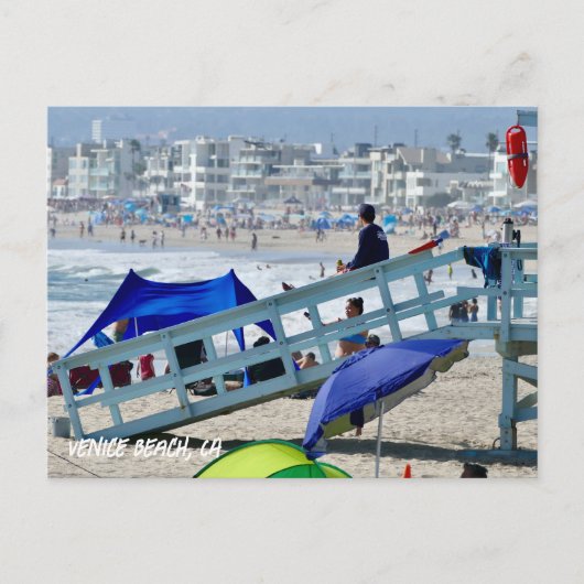 Summer Beach Day - Venice Beach, CA Postkarte (Vorderseite)
