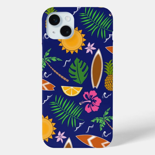 Summer Beach Design Case-Mate iPhone Hülle (Rückseite)