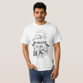 Summer Beach Design T-Shirt (Vorne ganz)