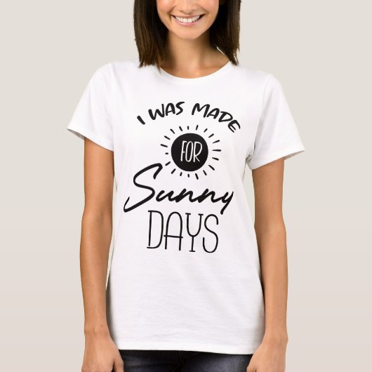 Summer Beach Design T-Shirt (Vorderseite)
