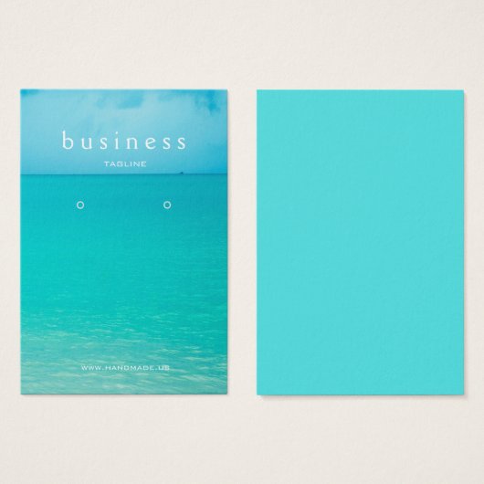 Summer Beach Earring Display (Vorne & Hinten)