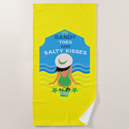Summer Beach Essential Geschenk Strandtuch (Vorderseite)