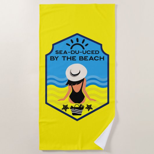 Summer Beach Essential Geschenk Strandtuch (Vorderseite)
