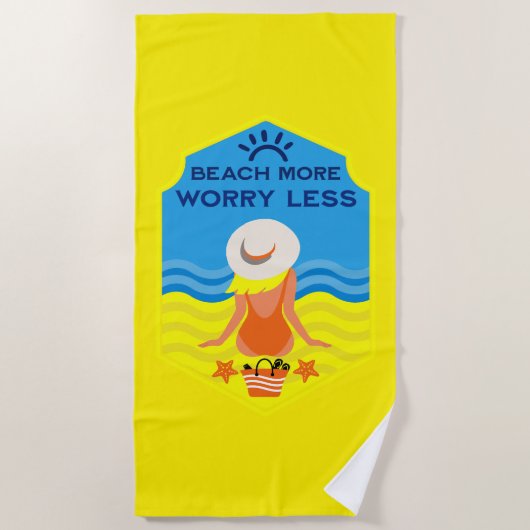 Summer Beach Essential Geschenk Strandtuch (Vorderseite)