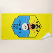Summer Beach Essential Geschenk Strandtuch (Vorderseite)