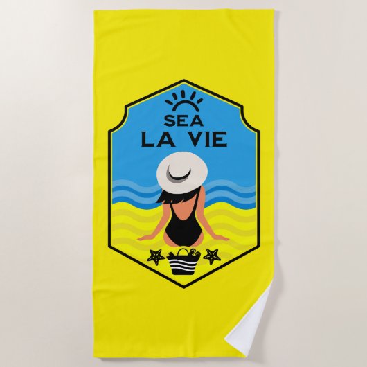 Summer Beach Essential Geschenk Strandtuch (Vorderseite)