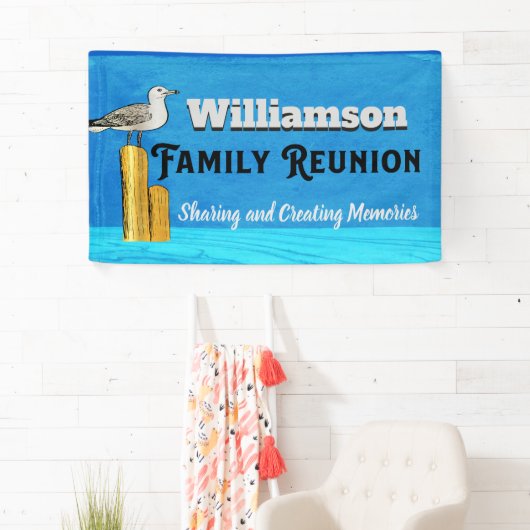 Summer Beach Family Renovierung Ansammlung Sea Gul Banner (Insitu)