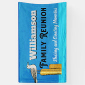 Summer Beach Family Renovierung Ansammlung Sea Gul Banner (Vertikal)