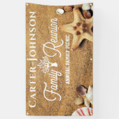 Summer Beach Family Wiedersehen-Banner Banner (Vertikal)