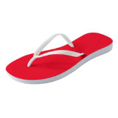 Summer Beach Flip Flops, Patriotic 4. Juli Red Badesandalen (Schrägansicht)