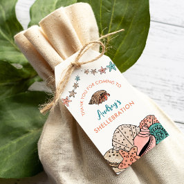 Summer Beach Geburtstag Danke Ihnen für Tags Geschenkanhänger