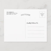 Summer Beach Geburtstagsparty Starfish Muscheln Einladungspostkarte (Rückseite)