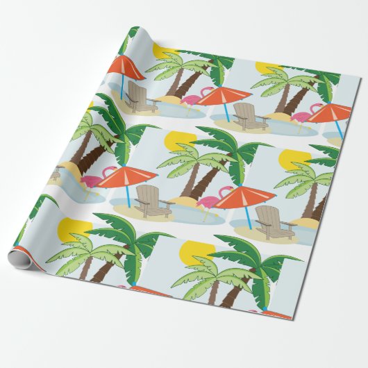 Summer Beach Geschenkpapier (Ungerollt)