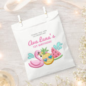 Summer Beach Girl Birthday Goody Geschenktütchen (Ausgeschnitten)