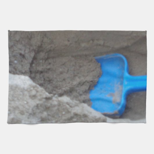 Summer Beach Gravitation Sand Shovel, Scoop, Playi Handtuch (Horizontal)