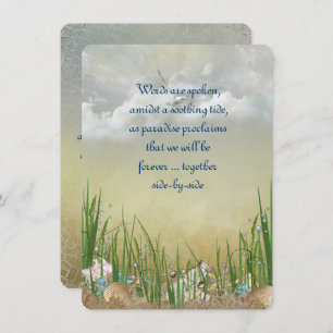 Summer Beach Hochzeit Einladung