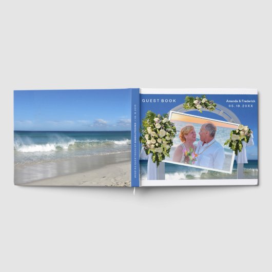 Summer Beach Hochzeit Gästebuch (Voll)
