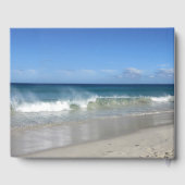 Summer Beach Hochzeit Gästebuch (Rückseite)