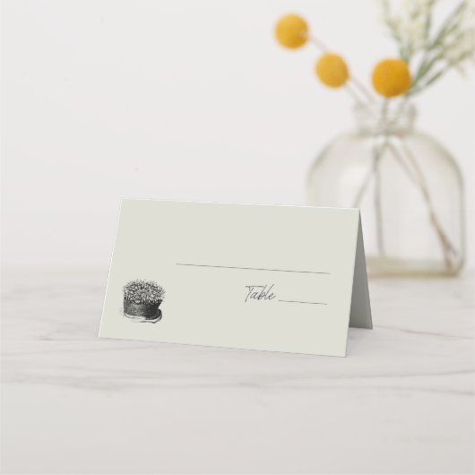 Summer Beach Hochzeit in Urlaubsort Platzkarte (Vorderseite)