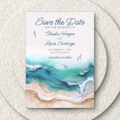 Summer Beach Hochzeit Save The Date