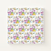 Summer Beach Holiday Doodles Personalisierter Urla Notizblock (Rückseite)