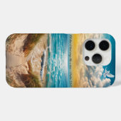 Summer Beach iPhone Gehäuse mit inspirierend Psalm Case-Mate iPhone Hülle (Rückseite (Horizontal))