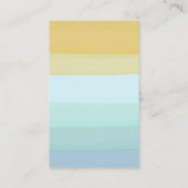 Summer Beach Jewelier Display Card Visitenkarte (Rückseite)