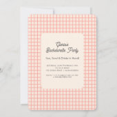 Summer Beach Junggeselinnen-Abschied Einladung (Rückseite)