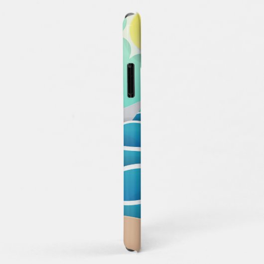 Summer Beach Landschaft Case-Mate iPhone Hülle (Hinten/Rechts)