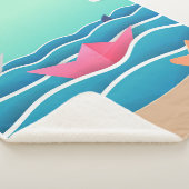 Summer Beach Landschaft Sherpadecke (3/4)