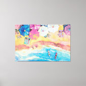 Summer Beach Leinwanddruck (Vorderseite)