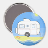 Summer Beach Magnet (Vorderseite/Rückseite)