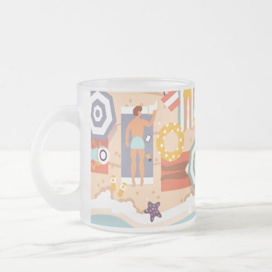 Summer Beach Mattglastasse (Links)