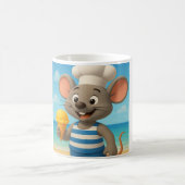 Summer Beach Mouse Tasse | Niedlicher Cartoon Ice (Mittel)
