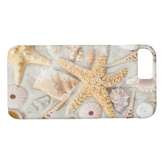 Summer Beach Muscheln Case-Mate iPhone Hülle (Rückseite (Horizontal))