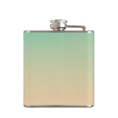 Summer Beach Nautical Typografy Flachmann (Rückseite)