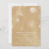 Summer Beach Ocean Shh Surprise Birthday Party Einladung (Rückseite)