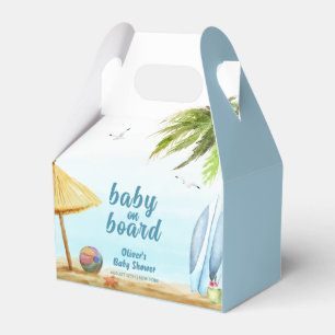 Summer Beach Ocean Surfboard Babydusche Geschenkschachtel