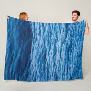 Summer Beach Ocean Waves Fleecedecke