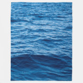 Summer Beach Ocean Waves Fleecedecke (Vorderseite)