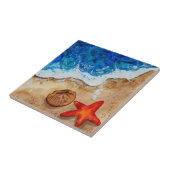 Summer Beach Ocean Waves Fliese (Seite)